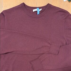 Men's SuitSupply Burgundy Sweater Merino Wool Size M